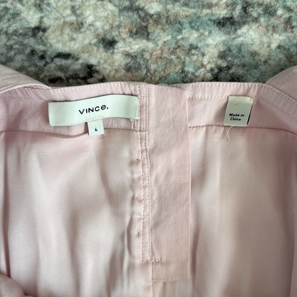 Vince Linen-Blend Square-Neck Midi Dress - Picture 4 of 11